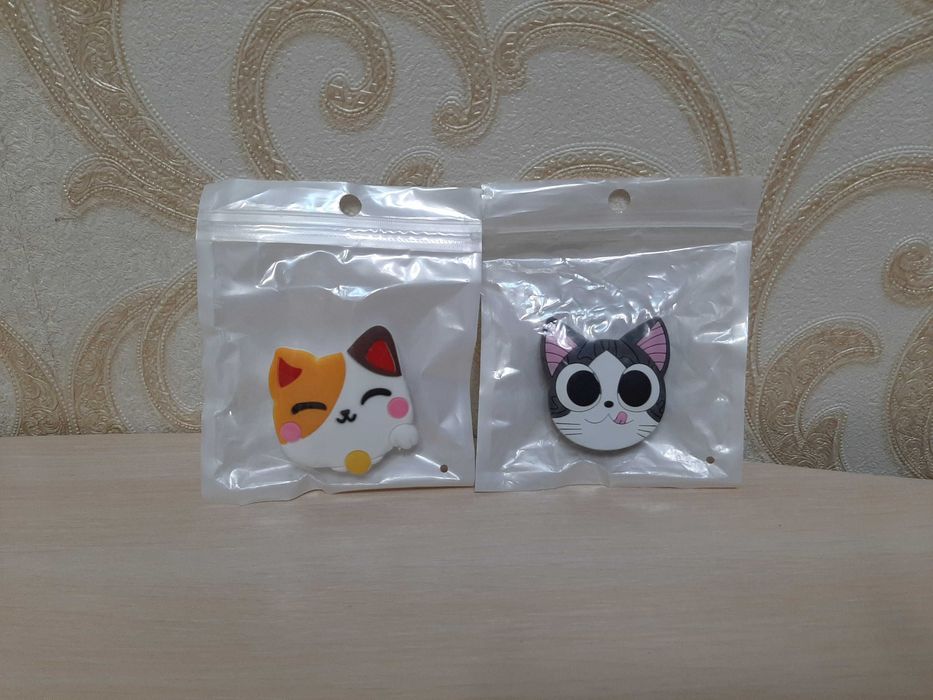 Попсокет держатель для смартфона кот котик котёнок