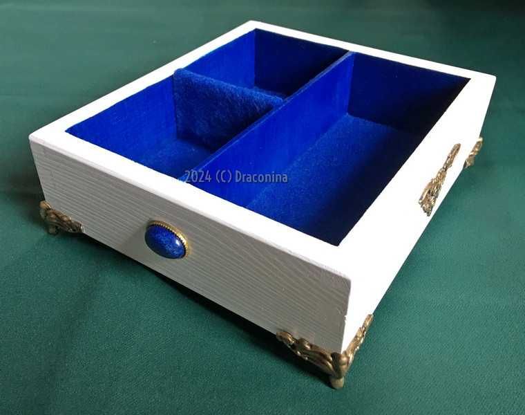 Organizer na różne małe rzeczy karty tarot lapis lazuli rękodzieło