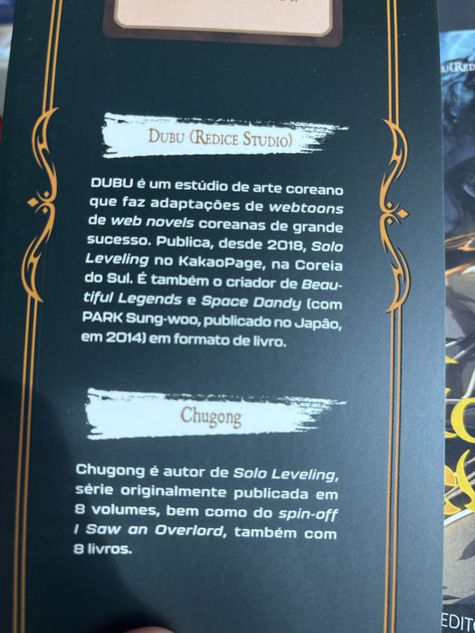Solo Leveling - livros 1-2-3 como novos