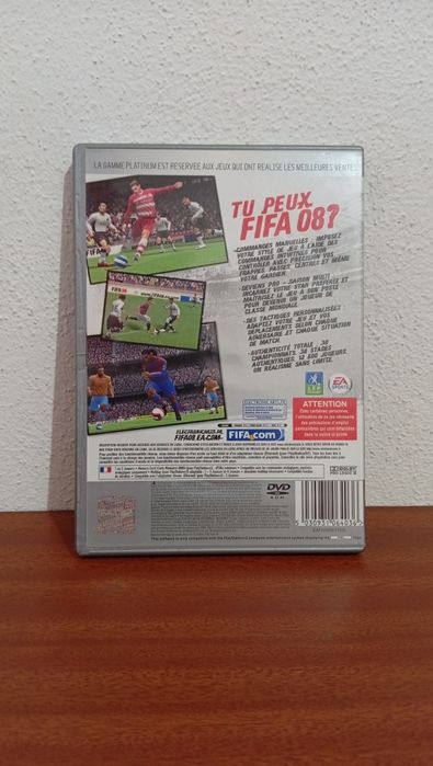 FIFA 08 PS2 Platinum Completo