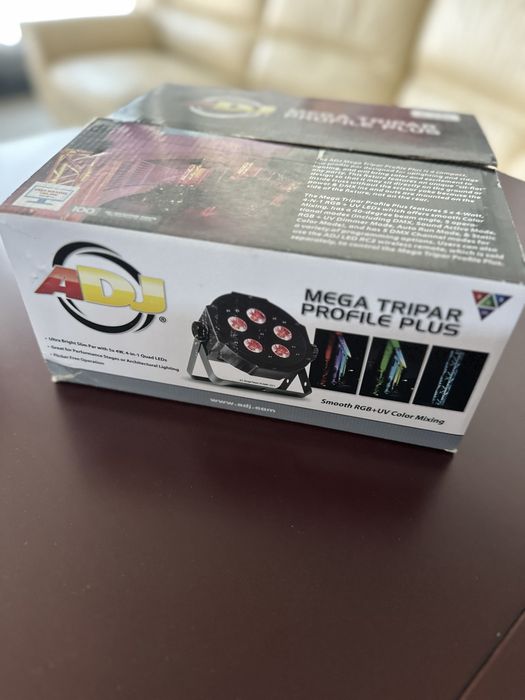 20x American Dj Mega Tripar profile plus stan bardzo dobry