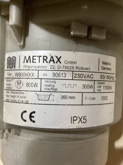 Metrax w800Hxx bomba de ar hidromassagem