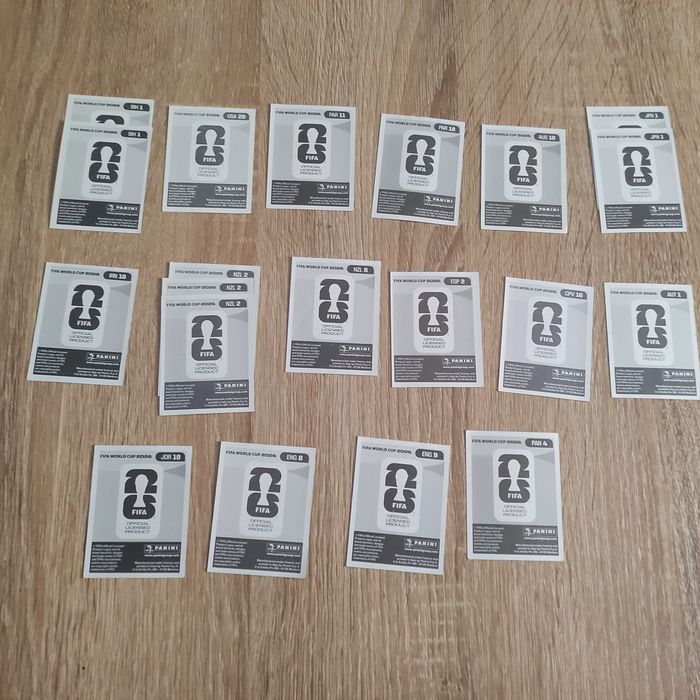 Mundial FIFA 2026 lote de 20 cromos Atu 21/9