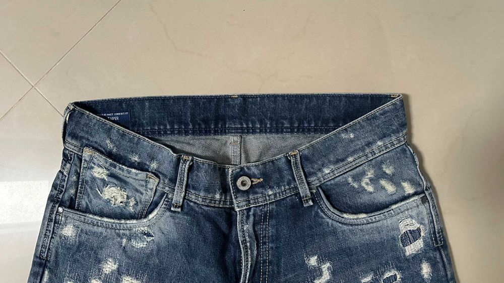 Pepe 28/30 Spodnie Slim Rurki Piękne