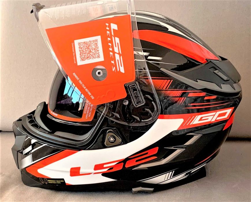 Capacete NOVO LS2 FF327 Challenger GP Carbono/Kevlar.EXTRAS.Tam XS