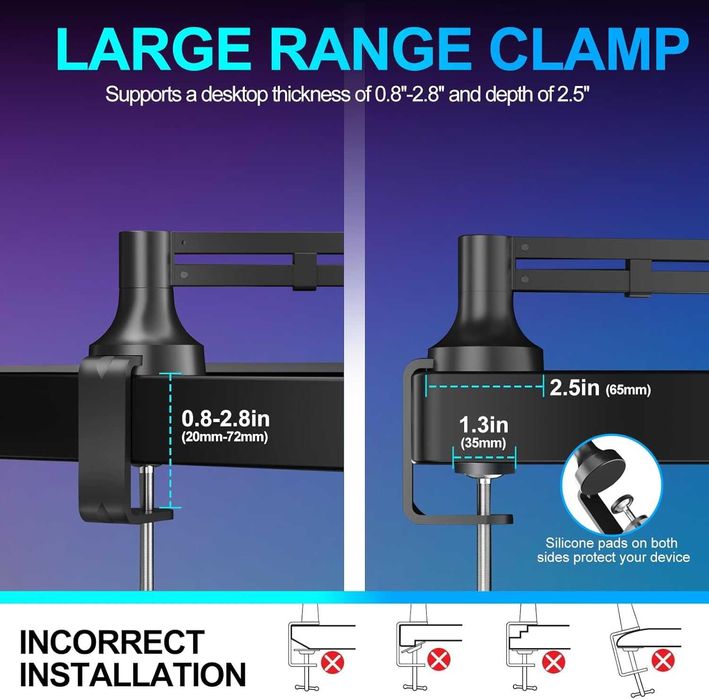 Braço microfone suporte compatível com Røde >2 kg carga baixo perfil