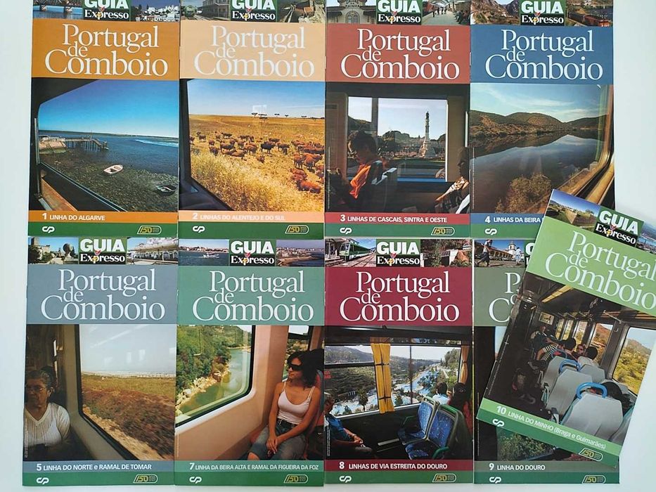 "Portugal de Comboio" - Coleção de revistas (Expresso)