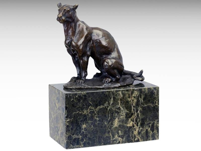 Escultura de bronze - Pantera 3