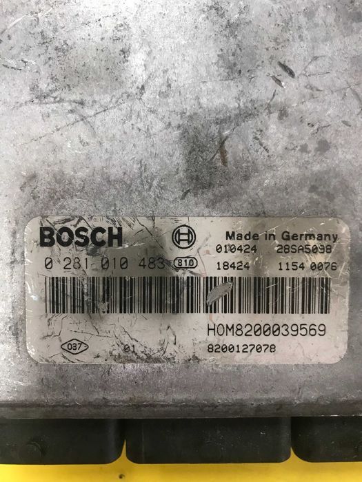Блок управління двигуном Renault Scenic 0281010483 8200039569