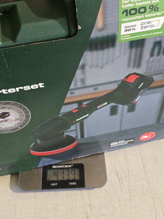 Parkside 20V Polidora sem Fio   Kit Completo