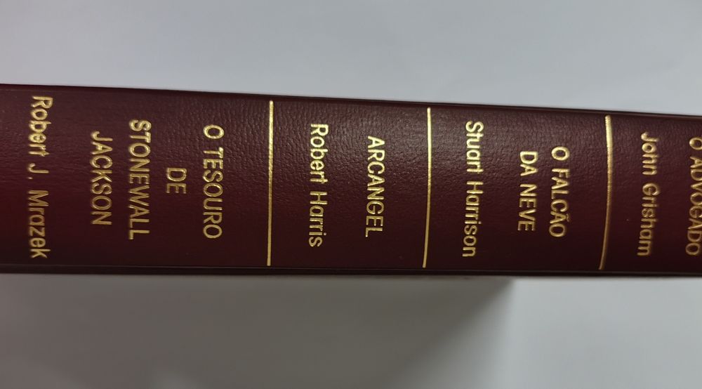 O advogado, de John Grisham. O Falcão da Neves, de Stuart Harrison