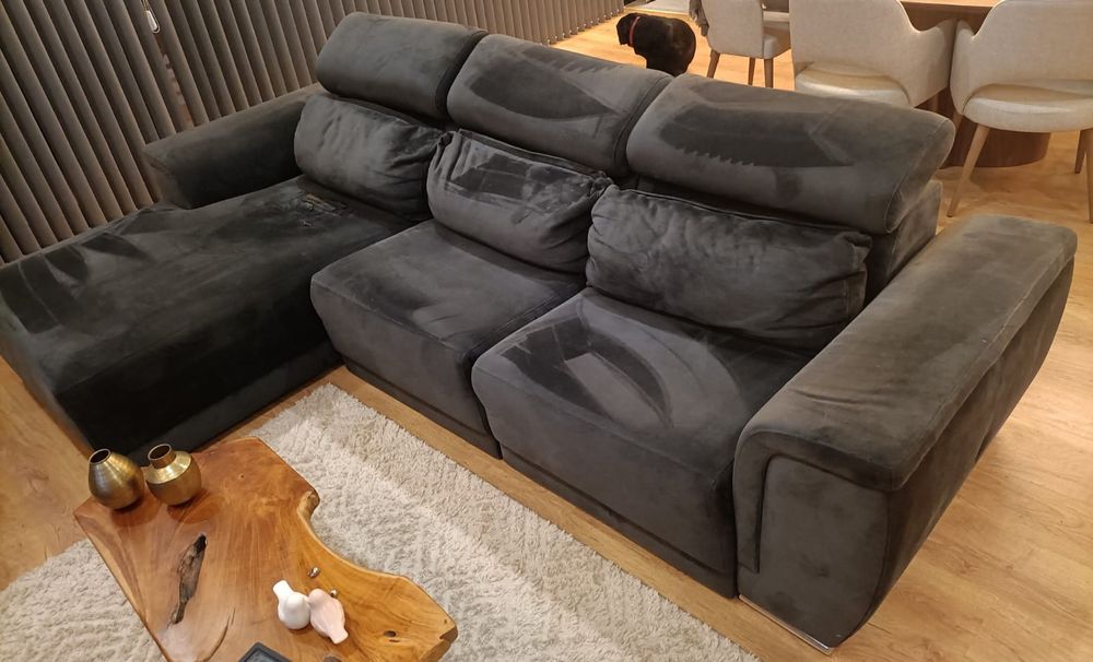 Sofá Extensível com chaise lounge