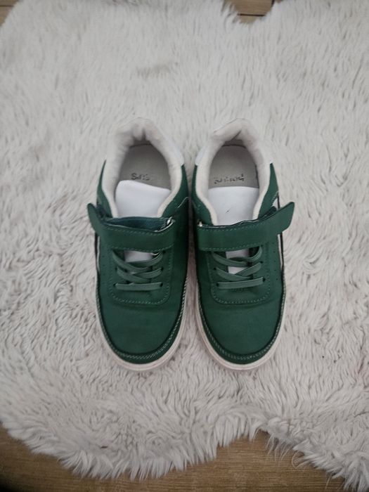 Buty na rzepy zielone 30 chłopiec