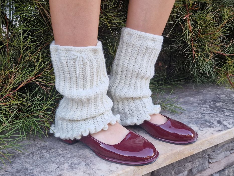 polainas artesanal/ leg warmers handmade