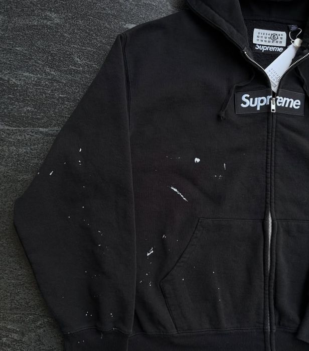 Зіп худі Supreme x Maison Margiela/ зип худи суприм х мейсон мар — zdjęcie 4