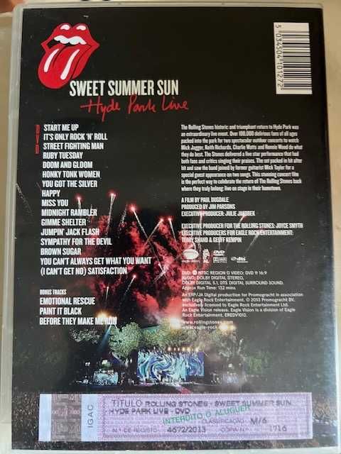 Rolling Stones Sweet Summer Sun Live at Hyde Park
