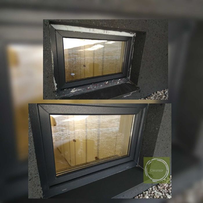 Mycie okien, witryn, fasad szklanych, szyb, przeszkleń, elewacji