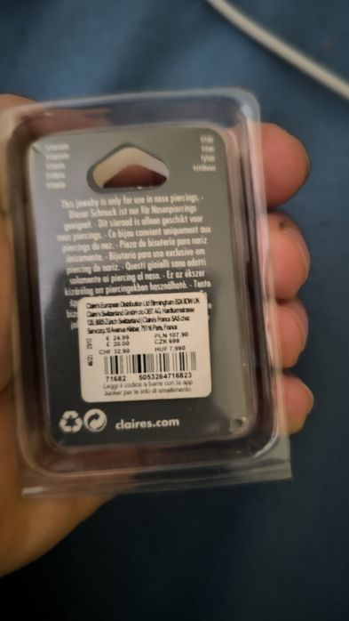 Piercings da Claire's