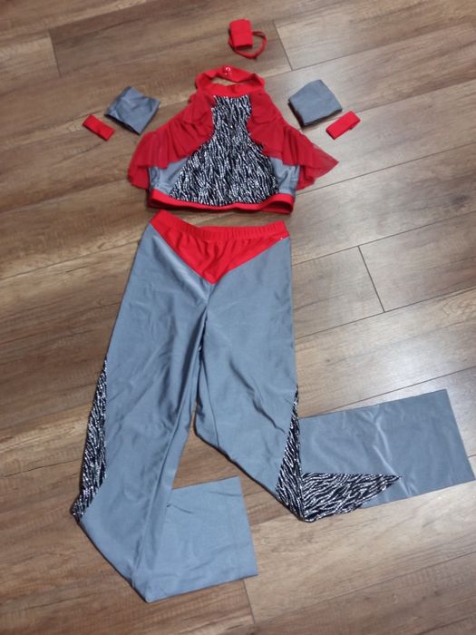 Strój do tańca disco dance r. S 165 cm