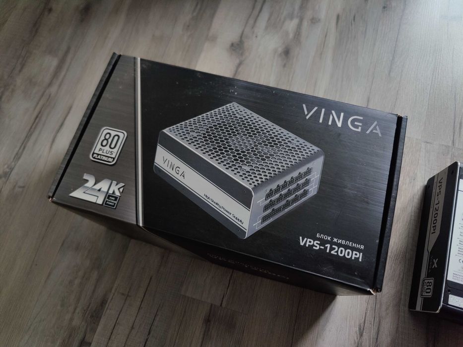 Блок живлення Vinga 1200W (VPS-1200Pl) в ідеальному стані БП Пк