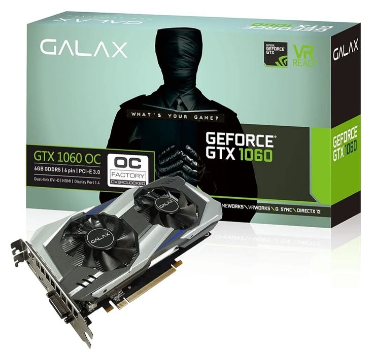 Видеокарта GeForce GTX 1060 OC 6GB