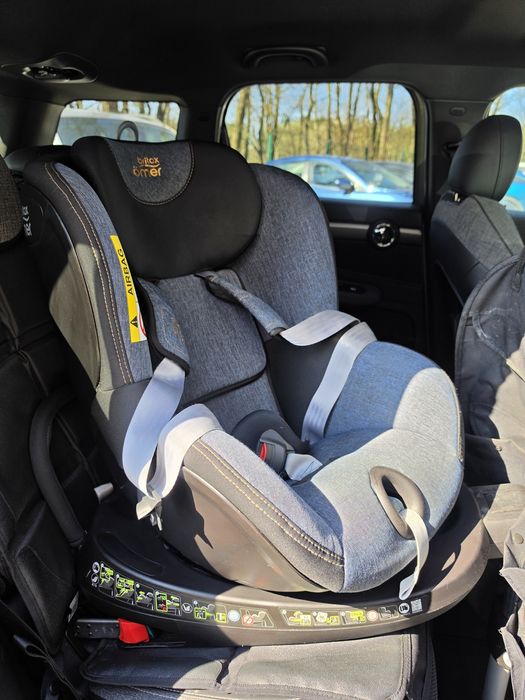 Britax Römer Dualfix 2 R Blue Marble | поворотне 360° | ISOFIX | 0-4 роки
