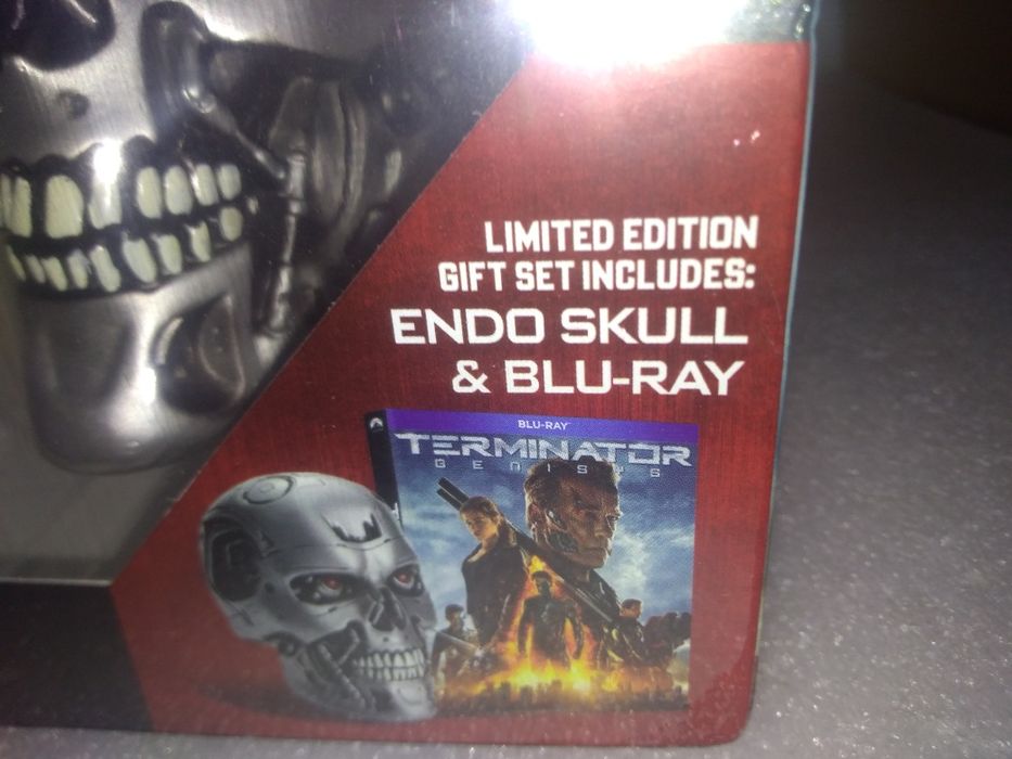 Blu-ray Exterminador filme com crânio edição de 2015 limitada selado