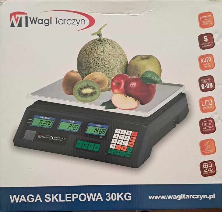 Waga sklepowa 30kg NOWA