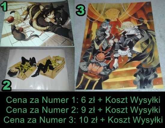 Plakat: 2xDurarara i Pandora Hearts /Anime, Manga, Otaku
