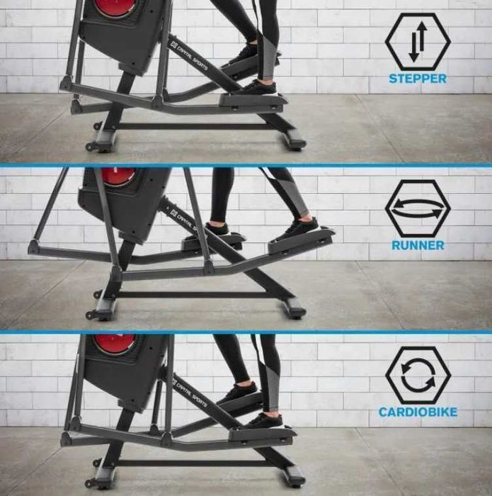 Orbitrek TRENAŻER rowerek siłownia 6 w 1 Capital Sports Helix Stride