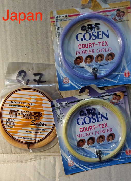 Струни для ракеток бадмінтон Gosen Japan бадминтон