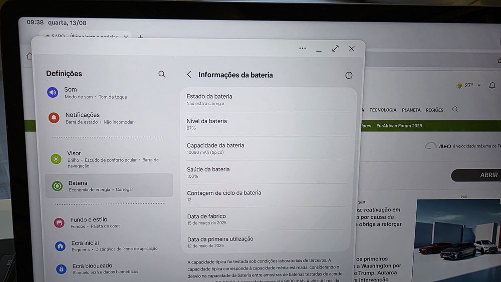 Samsung Tab S10 FE+ 5G 128GB + Teclado Slim