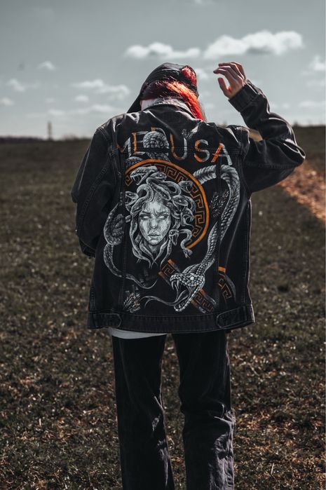 Custom kurtka jeansowa