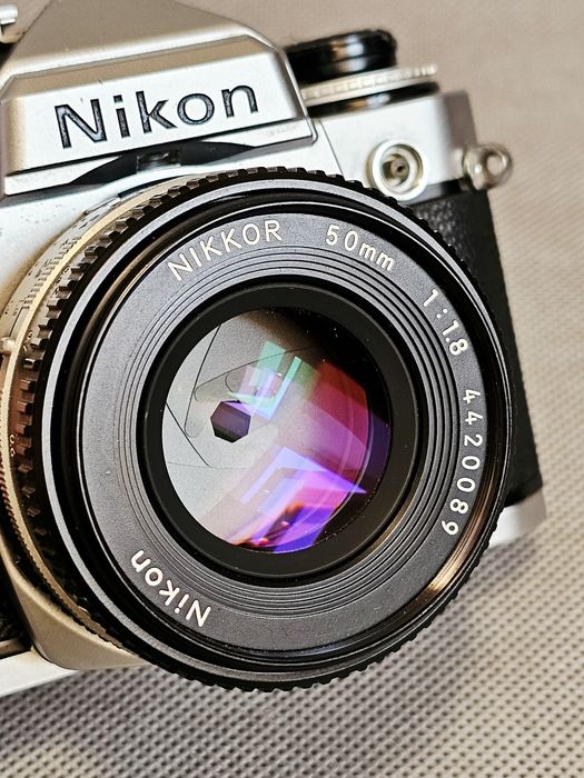 Nikon FE2 nikkor 50 1.8 E