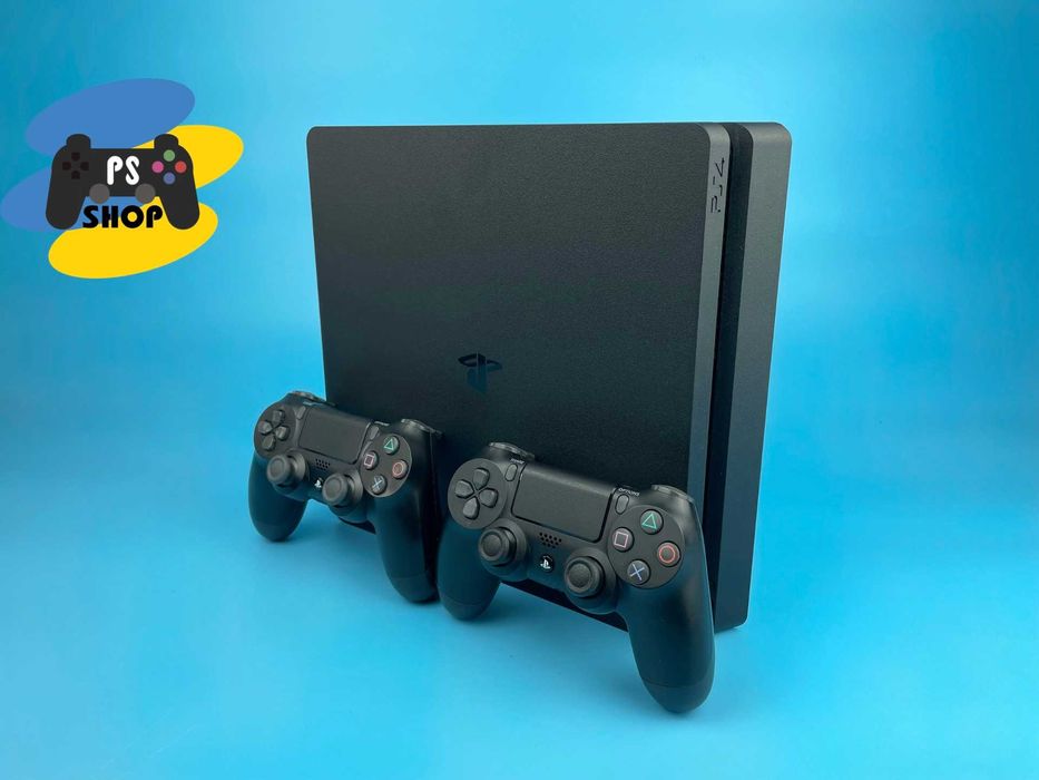 Playstation 4 Slim 1ТБ, Два джойстики