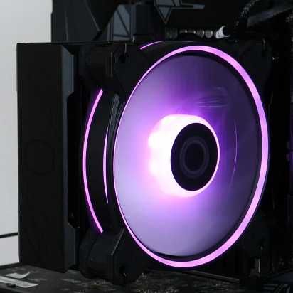Air Cooler CPU Air Cooler Master Hyper 212 Halo ARGB Preto 120mm