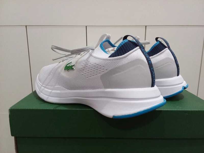 białe sportowe buty marki Lacoste Run Spin Knit  38 wkładka 25 cm nowe
