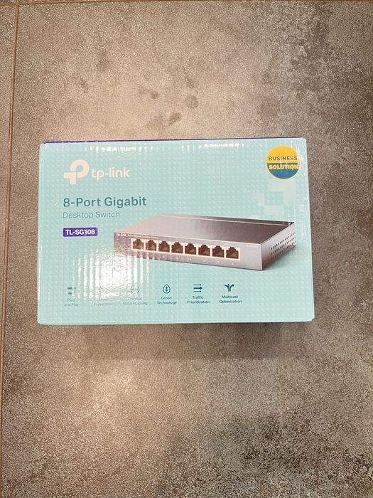 Switch TP-LINK TL-SG108 Gigabit Ethernet, 8 portów