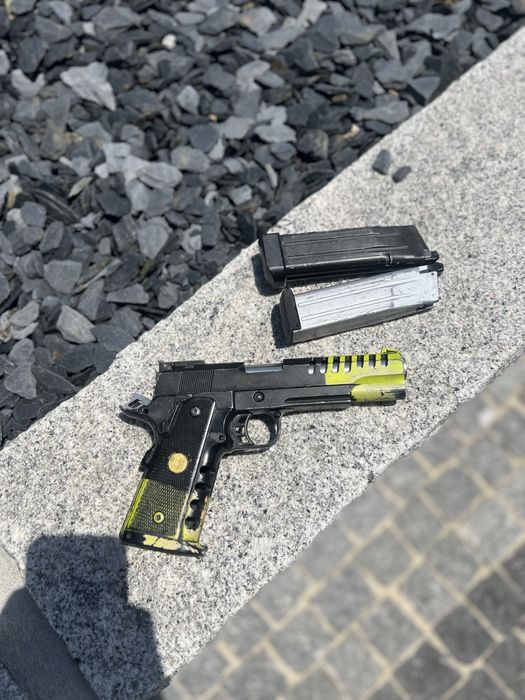 Airsoft pistola 1911 we