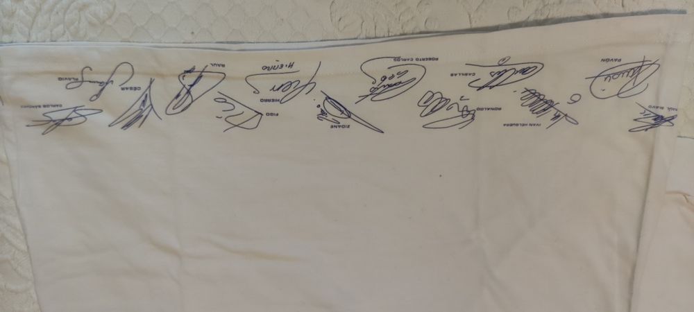 Camisola Real Madrid (coleção/assinaturas/emblemática)