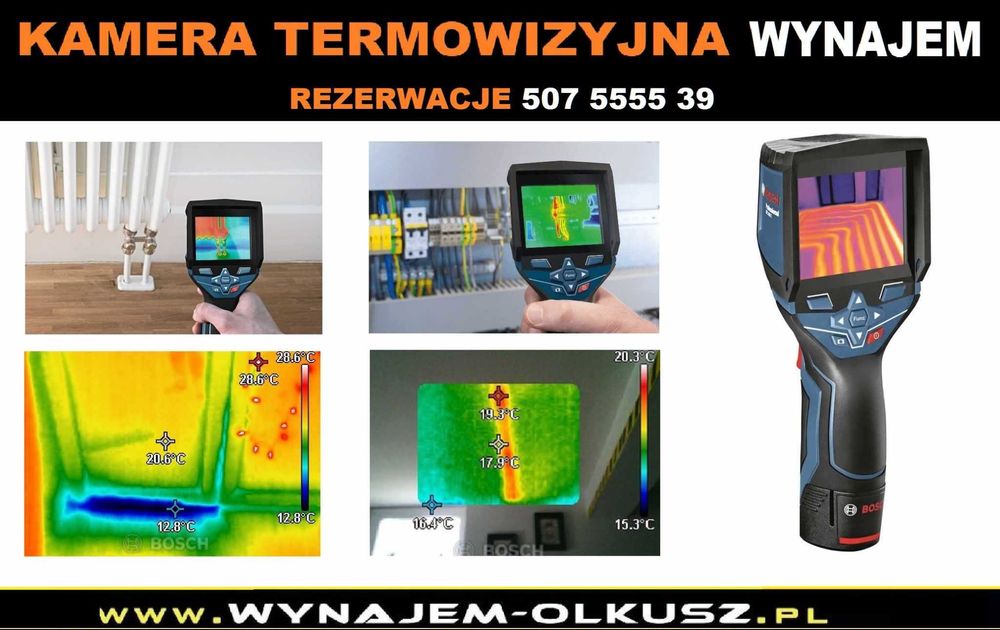 Profesjonalna Kamera Termowizyjna FLIR E5 wynajem audyt energetyczny