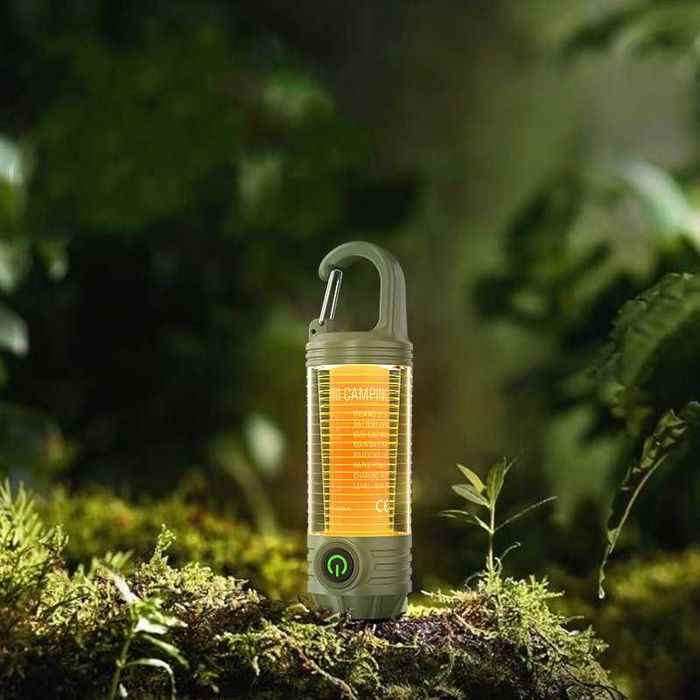 ••• LED Фонарь EDC, Карабин Фонарик с Красным Светом,  Ліхтар Брелок