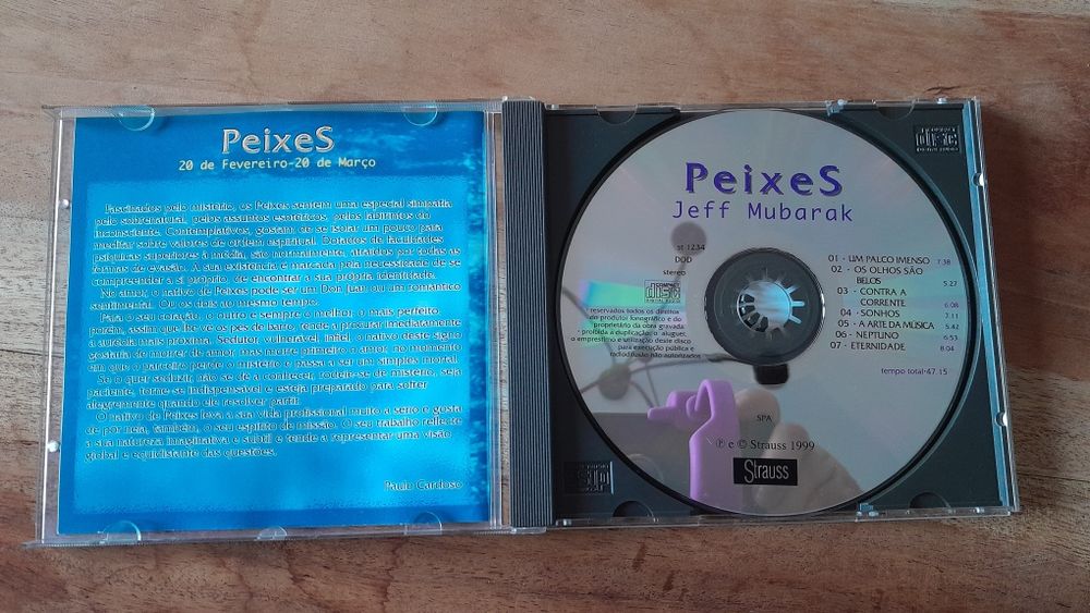 Cd Signo Peixes música Jeff Mubarak
