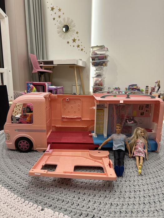 Barbie bardzo duzy kamper FBR34 - lekko uszkodozny