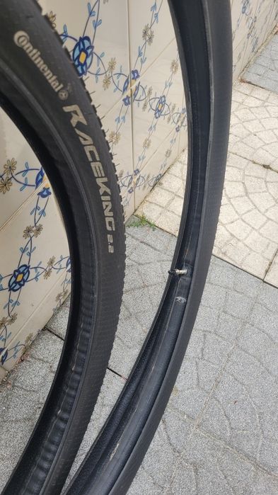Pneus Continental Race King 2.2 (Par) + Câmaras de Ar - Estado Impecável!