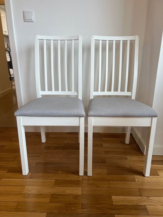 2 Cadeiras IKEA EKEDALEN – Branco, como novas