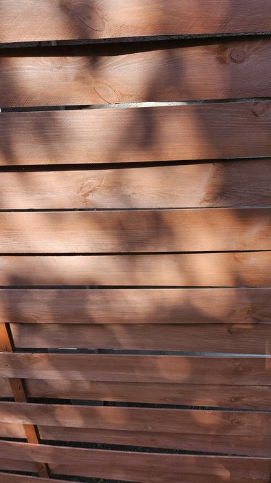 Płot drewniany panel