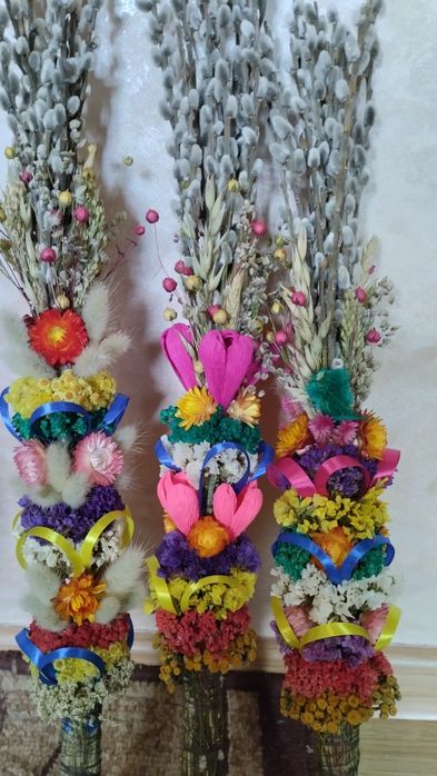 Верба, вербові кошти, декор