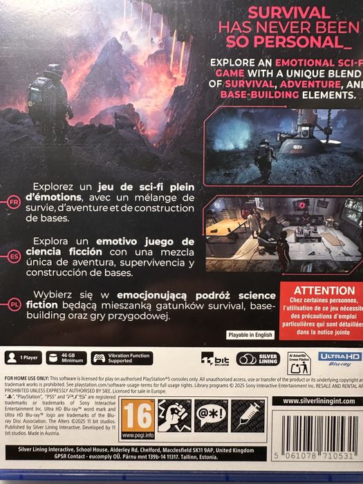 Jogo Alters para PlayStation 5