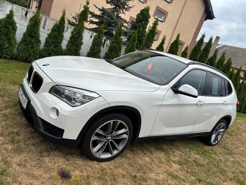Piękne białe BMW X1 z 2013 rok z super mocnym 2.0 D 181KM